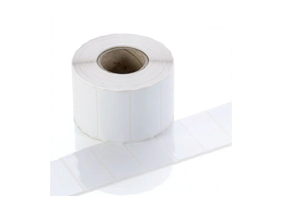 Gloss White Polypropylene Labels on Rolls 100 x 75mm product image