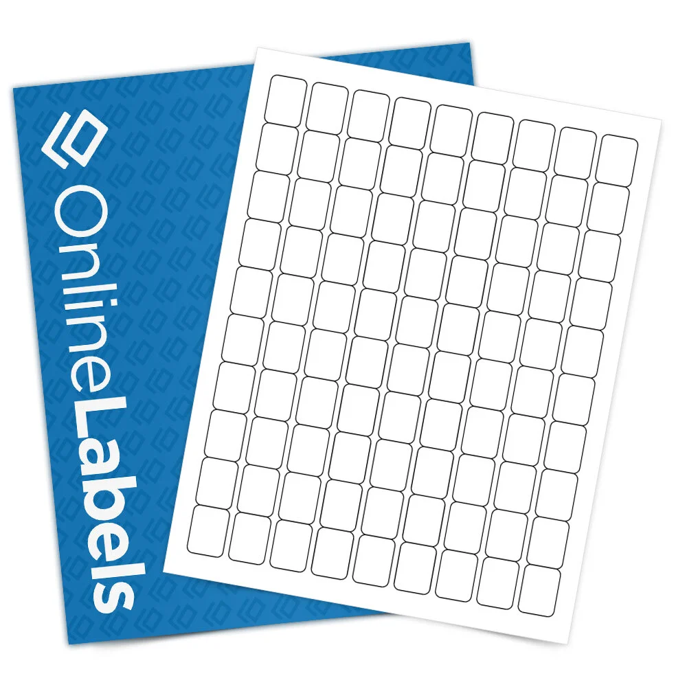 OnlineLabels OL28 Standard White Matte Sheet Labels product photograph