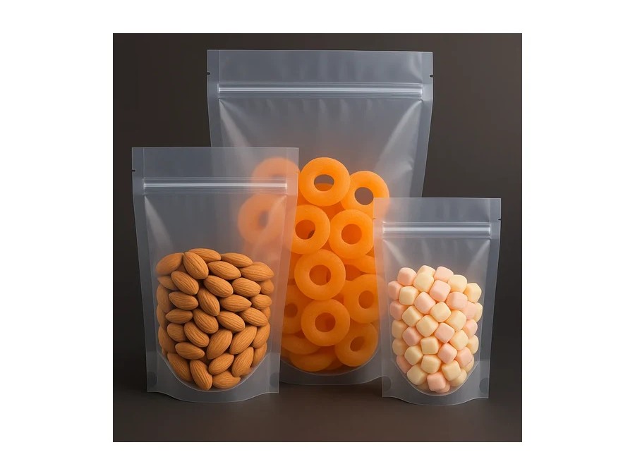 Clear Stand Up Pouch with Zipper 250ml product image